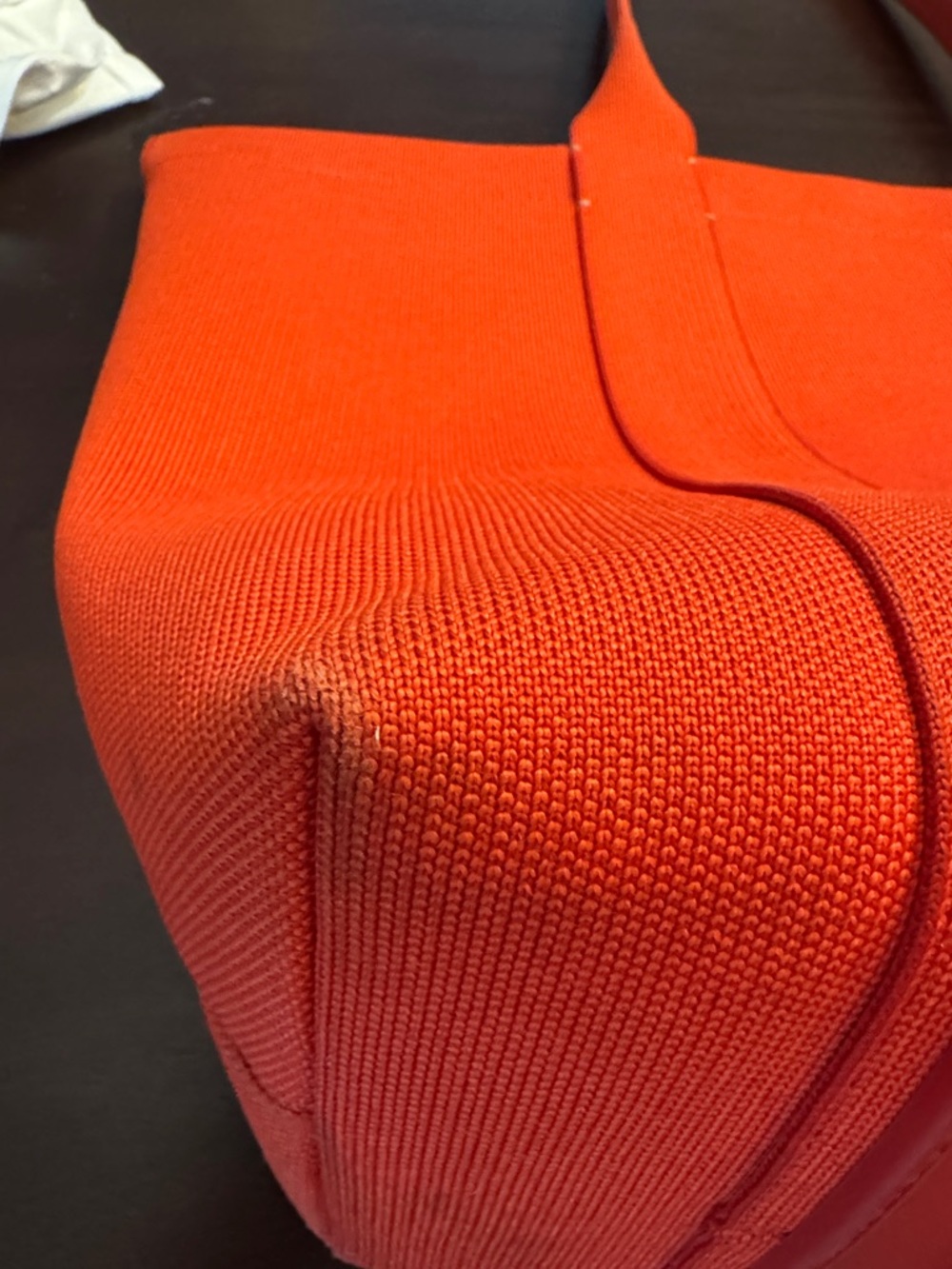 Rothy’s Orange  Tote Bag with Dual Shoulder Straps and zip closure - Picture 6 of 6